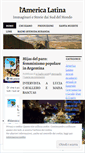 Mobile Screenshot of lamericalatina.net